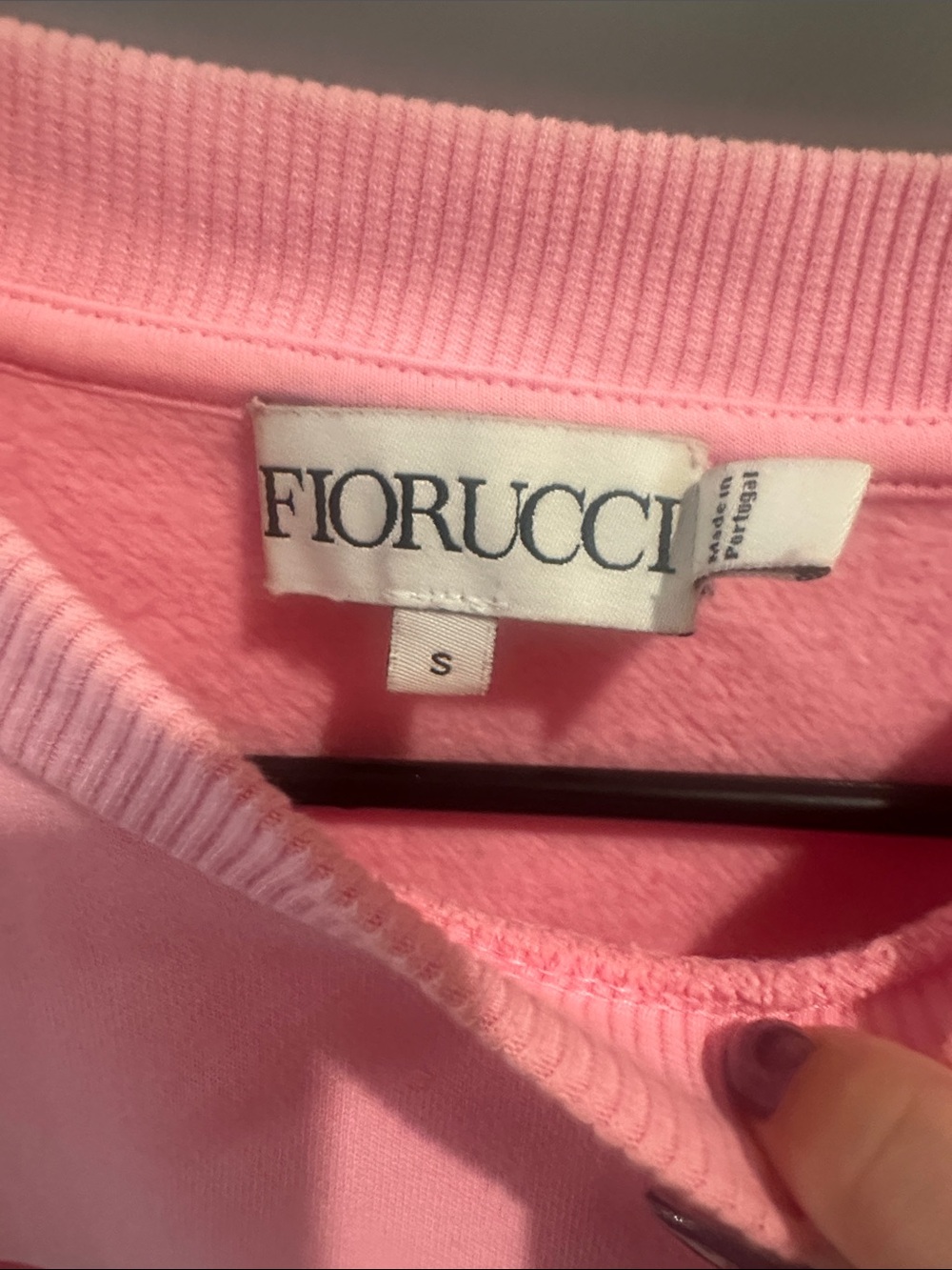 Fiorucci Soft Pink Logo Crewneck with Parrot Graphic - Picture 3 of 4